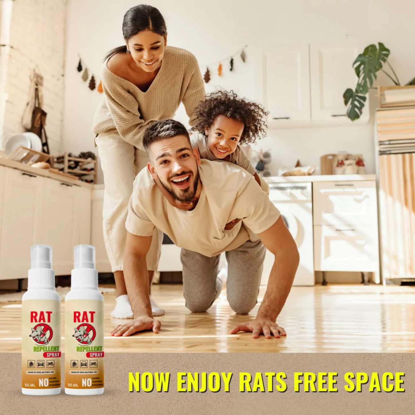 Rat Repellent Spray 50ML (Pack of 3)